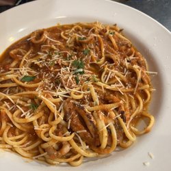 Wood Fired Oven - Calamari Linguini in red sauce