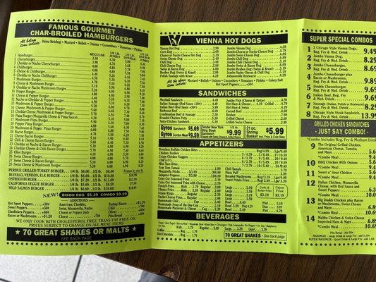 Menu photo 1 Wojos Evergreen Park, IL