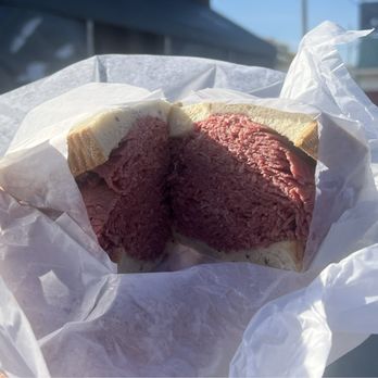 Slyman's Restaurant - Just a basic Corned Beef. OMG!!! - American Near Me - Cleveland, Ohio Slyman's Restaurant - Just a basic Corned Beef. OMG!!! - American Near Me - Cleveland, Ohio