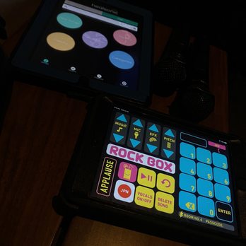 Rock Box - I pad used for song selection and to request for service ! - Karaoke Near Me - Seattle, Washington Rock Box - I pad used for song selection and to request for service ! - Karaoke Near Me - Seattle, Washington