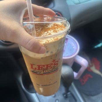 Lee's Sandwiches - Lee's Biscoff Coffee (L) - Sandwiches Near Me - Huntington Beach, California