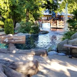 Riptide Lagoon Adventure Golf - View from the 4th hole towards the entrance