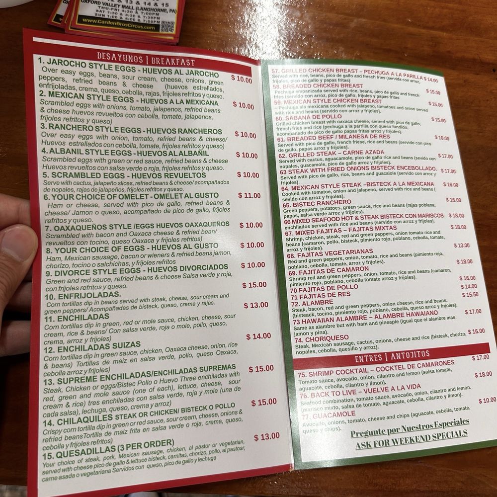 El Jarocho - Menu - Mexican Near Me - Philadelphia, Pennsylvania