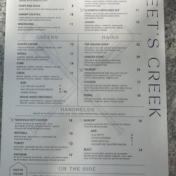 Sheets Creek - Menu - Cocktail Bars Near Me - Wichita, Kansas