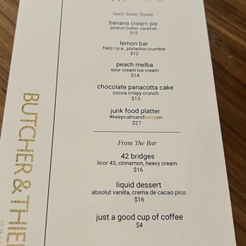 Butcher & Thief - Menu - Steakhouses Near Me - Las Vegas, Nevada