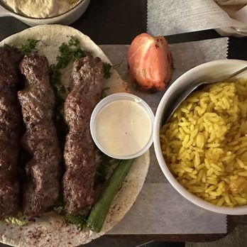 Salma - Kafta Kabab Platter - Lebanese Near Me - New York, New York