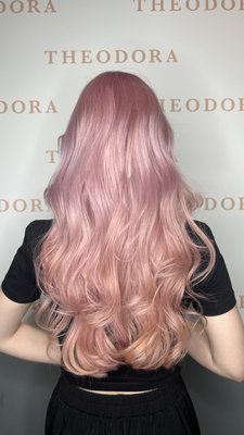 Cold Bleach Full Color - Whether you're looking for a rich, single-tone transformation or a vibrant, lifted shade, our full color services are tailored to your hair's needs and your personal style. At Theodora Hair Salon, we offer full color applications with or without bleach, depending on your desired result and hair condition.

From subtle color changes done without bleach to brighter tones achieved through cold bleach + toner, our experienced stylists use high-quality products and customized techniques to deliver beautiful, long-lasting color with care and precision.

Book your consultation today to find the best full color solution for your hair goals.