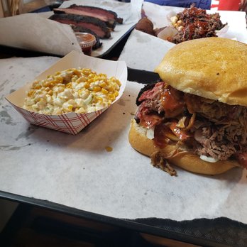 Brendyn's BBQ - Jalapeño cream corn & Gare Garebear Sandwich - Barbeque Near Me - Nacogdoches, Texas Brendyn's BBQ - Jalapeño cream corn & Gare Garebear Sandwich - Barbeque Near Me - Nacogdoches, Texas
