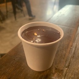 Sipping chocolate