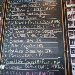 Handlebar - Great tap beer menu