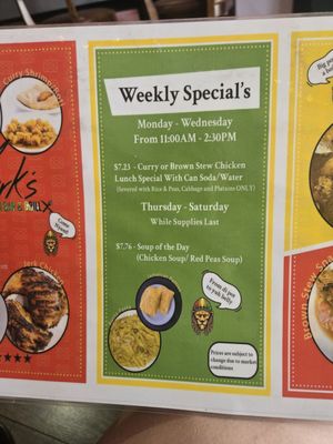 Menu photo 3 Mark's Jamaican Bar and Grill Orlando, FL Menu photo 3 Mark's Jamaican Bar and Grill Orlando, FL