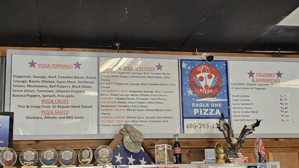 Menu photo 1 Eagle One Pizza Oklahoma City, OK Menu photo 1 Eagle One Pizza Oklahoma City, OK