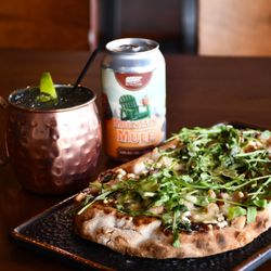 Bacon Jam Bliss Pizza and our Mountain Mule