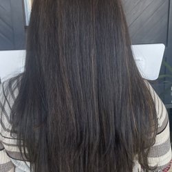 The Refinery Salon - I got my roots colored, soft subtle highlights and haircut (5 inches of the length was cut & layers)