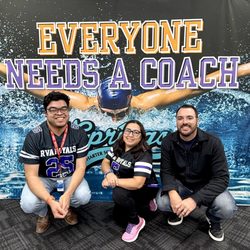 Me (on the left), my induction coach Neida, and cohort buddy Ellison.