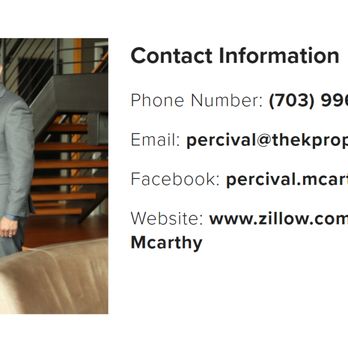 The K Group - Percival Mcarthy Phone Number: 703-996-9205 Email: percival@thekproperties.com - Real Estate Services Near Me - Vienna, Virginia The K Group - Percival Mcarthy Phone Number: 703-996-9205 Email: percival@thekproperties.com - Real Estate Services Near Me - Vienna, Virginia