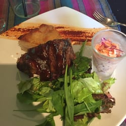 Rincon Bell - Lomo, barbacoa y milhojas de papa.