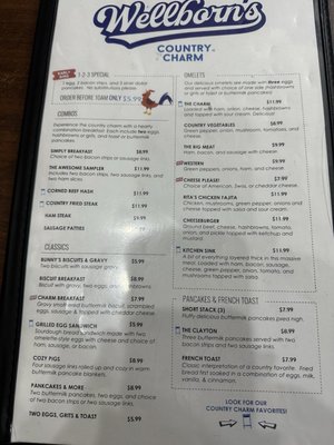 Menu photo 3 Wellborn's Country Charm Wellborn, FL Menu photo 3 Wellborn's Country Charm Wellborn, FL