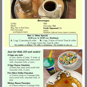 The Broadway Restaurant - Breakfast menu page 2 (online) - Ice Cream & Frozen Yogurt Near Me - Worcester, Massachusetts