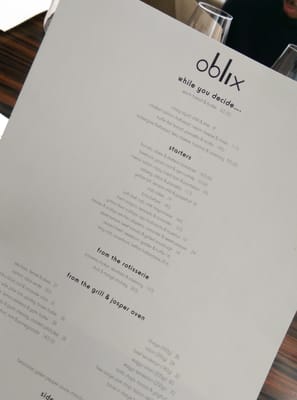 Menu photo 8 Oblix At The Shard London, XGL Menu photo 8 Oblix At The Shard London, XGL