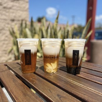 Bopomofo Cafe - Jasmine Milk Tea - Instagram @friesandchives - Bubble Tea Near Me - San Gabriel, California