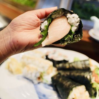 Sushi Bar Ajisai - My hand roll is better than yours!!! Massive hand-rolls! - Sushi Bars Near Me - Vancouver, British Columbia Sushi Bar Ajisai - My hand roll is better than yours!!! Massive hand-rolls! - Sushi Bars Near Me - Vancouver, British Columbia