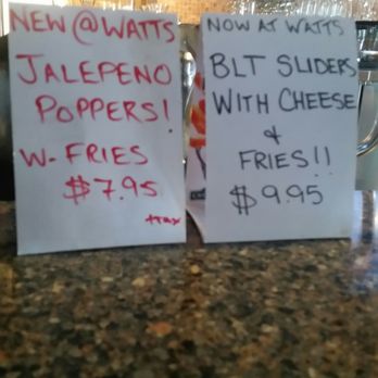 Watts Restaurant - Specials at the bar! - British Near Me - Toronto, Ontario Watts Restaurant - Specials at the bar! - British Near Me - Toronto, Ontario