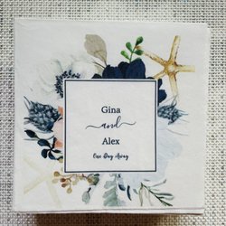 The New Leaf - The cocktail napkin used for inspiration