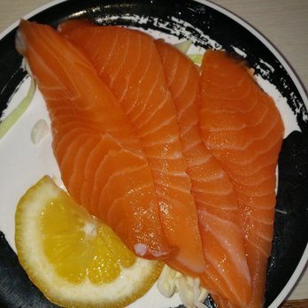 Genki Sushi - Salmon sashimi..I love it - Sushi Bars Near Me - Waipahu, Hawaii Genki Sushi - Salmon sashimi..I love it - Sushi Bars Near Me - Waipahu, Hawaii