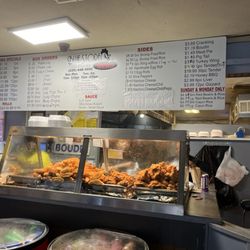 Triplet's Blue Store - Plank Rd - Menu and fried deliciousness
