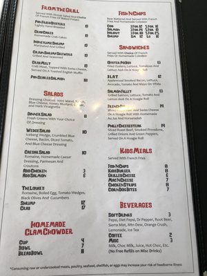 Menu photo 7 The Crabby Oyster Seaside, OR