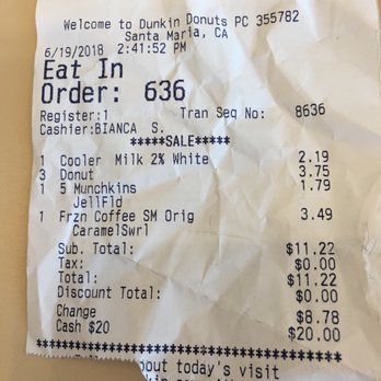 Dunkin' - Donuts Near Me - Santa Maria, California Dunkin' - Donuts Near Me - Santa Maria, California