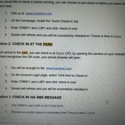 Washington State Park - Easy contactless check in for late arrival!