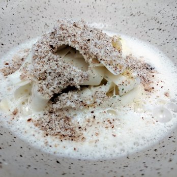 Maní - Maní 09/01/19: Pupunha Palm Taglierini – Cream of Tulha Cheese, Pequi Fruit Nut - Brazilian Near Me - São Paulo, SP