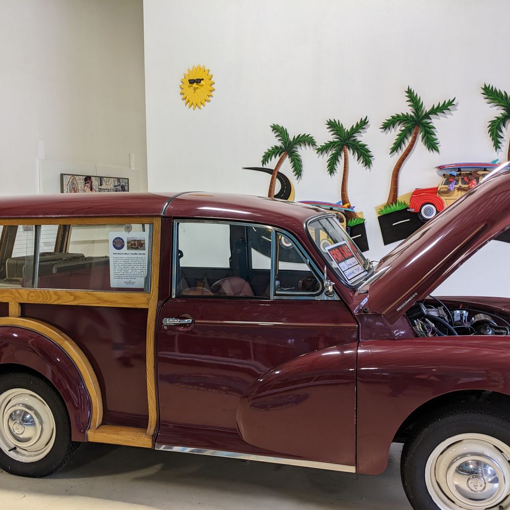 The Murphy Auto Museum - Old Morris Minor at the entrance - Museums Near Me - Oxnard, California The Murphy Auto Museum - Old Morris Minor at the entrance - Museums Near Me - Oxnard, California