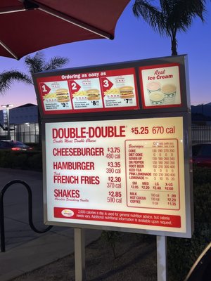 Menu photo 8 In-N-Out Burger Glendora, CA