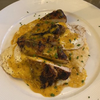 The Common Table - Blackened Chicken and Grits - Breakfast & Brunch Near Me - Frisco, Texas