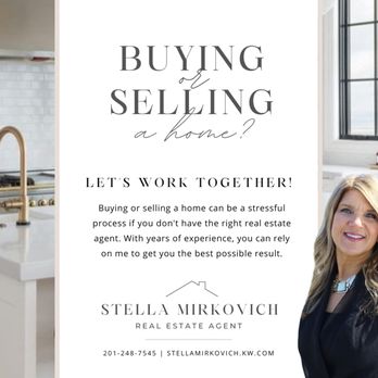 Stella Mirkovich - Keller Williams Realty - Buying or Selling? Contact Stella - Real Estate Agents Near Me - Ridgewood, New Jersey Stella Mirkovich - Keller Williams Realty - Buying or Selling? Contact Stella - Real Estate Agents Near Me - Ridgewood, New Jersey