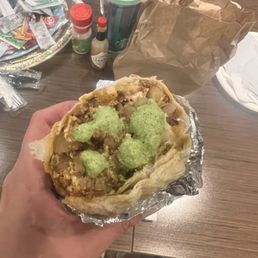 Chorizo breakfast burrito Chorizo breakfast burrito