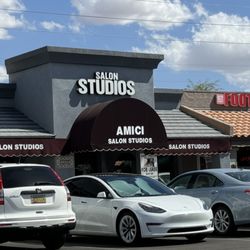 Keith West Hair - AMICI is in an area on the S.E. Corner of Scotttsdale & Shea with other hair salons, London Gold, Ernies & DQ. It's in the back corner.