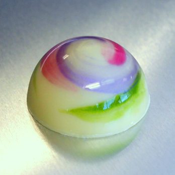 Aurora Chocolate - Aurora Chocolate hand-painted Strawberry flavor - Chocolatiers & Shops Near Me - Anchorage, Alaska