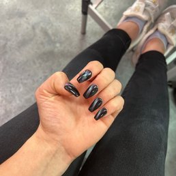 Cat Eye Acrylic Nails