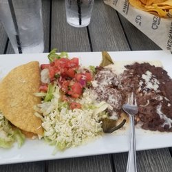 Cinco De Mayo - Combo picked 2. Hard beef taco, chille relleno, beans and pico salad