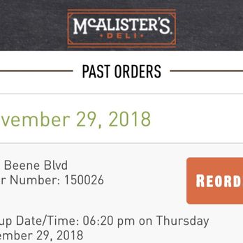 McAlister's Deli - Order info - Delis Near Me - Bossier City, Louisiana McAlister's Deli - Order info - Delis Near Me - Bossier City, Louisiana