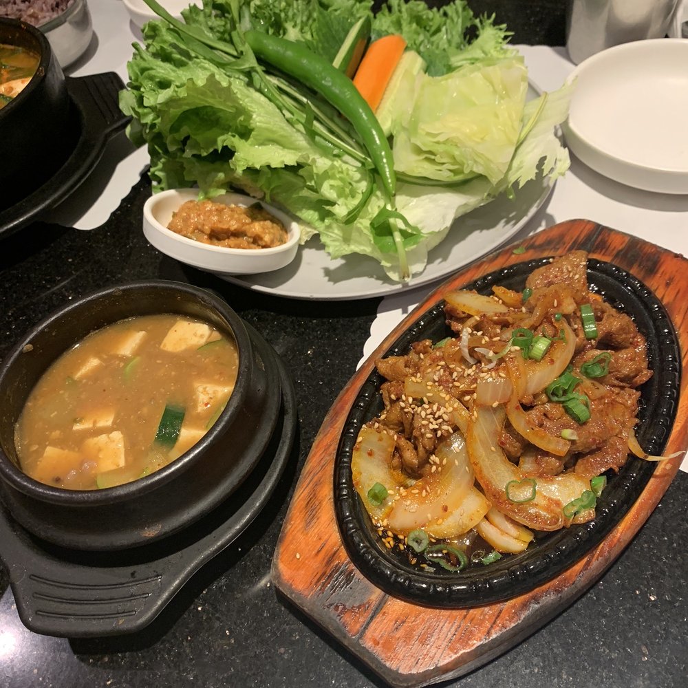 Mindeulle - Spicy pork ssambab combo - Korean Near Me - Buena Park, California Mindeulle - Spicy pork ssambab combo - Korean Near Me - Buena Park, California