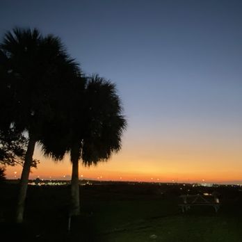 Vista View Park - Sunset from top of the park - Parks Near Me - Davie, Florida