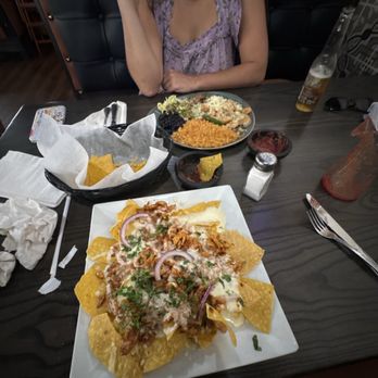 Arandas Grill and Bar - Barbecue nachos and shrimp bowl - Mexican Near Me - Salisbury, North Carolina Arandas Grill and Bar - Barbecue nachos and shrimp bowl - Mexican Near Me - Salisbury, North Carolina