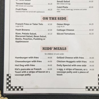 Andie’s - Menu 05/2023 - Breakfast & Brunch Near Me - Lafayette, Indiana