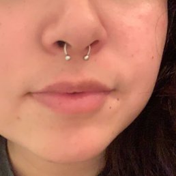Septum piercing