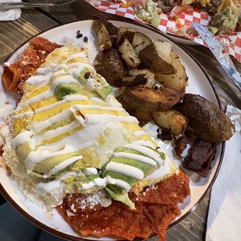 Cafe Zocalo - Chilaquil Omelette Plate - Bakeries Near Me - Orange, California
